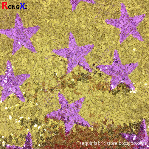 Multifunctional reversible cushion cover Sequin Fabric